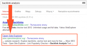 Wyniki wyszukiwania dla 'backlink analysis'